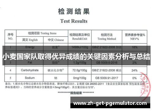小麦国家队取得优异成绩的关键因素分析与总结