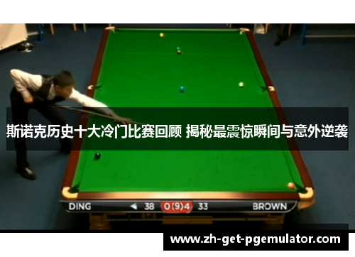 斯诺克历史十大冷门比赛回顾 揭秘最震惊瞬间与意外逆袭 斯诺克历史十大冷门比赛回顾 揭秘最震惊瞬间与意外逆袭